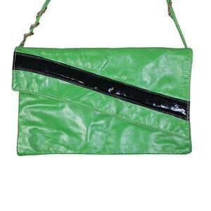 Green and Black Shoulder Bag